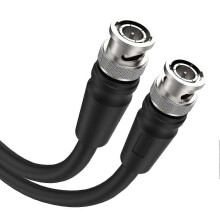 12G SDI Cable 15 m RG11 75 Ohm Coaxial BNC 16AWG CCTV Black for 12G 6G 3GSDI HDSDI Blackmagic SDI Converter