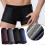 (2XL) 4x Bamboo Boxer Short Men Microfiber Boxer Briefs Underwear Compression Stretch 3