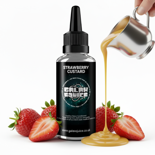 Strawberry Custard 100ml E-Liquid No Nicotine Vape