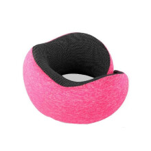(Red) Safety Neck Pillow for Travel Memory Foam Comfortable & Breathable Soft UShaped