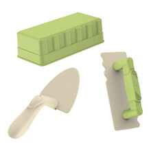 3Pcs Beach Toys Cartoon Construction Tool Playing Hand-eye Coordination Building Brick Kid Beach Toys Gift - q34 - DD