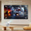 (AU Plug) 360 Degree Portable 4K Projector Smart Home Theater Projector with Android 11, Multi-Device Connectivity, and Remote Control 3