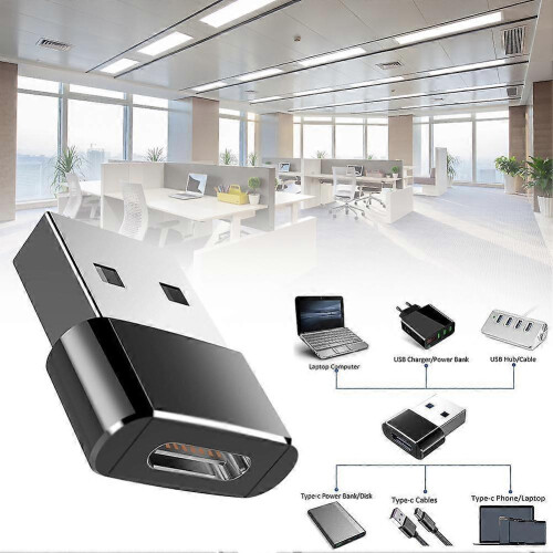 USB 2.0 (Type-A) Male to Type-C Female Connectors 2