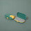 (Green) Portable Travel Pill box Plastic Storage Container Moistureproof Pill Cutter Organizer Large Capacity Pillboxes 4