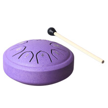 Tongue Drum 4.5 Inch 8-Tone Purple C Key