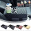 (Red M) Universal Car Armrest Pad Cover PU Leather Auto Center Console Protector Storage 4