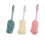 Barsinfi Pack Of 3 Shower Sponge with Handle,back Scrubber, Mesh Bath Brush with Long Handle 1