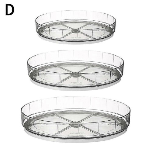 (Black S)Rotating storage rack large, medium and small sets storage complete