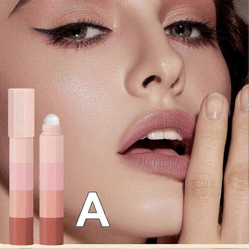 (A) 4 Color Eyeshadow Pencil Waterproof Pearlescent Eyeshadow Pencil 1