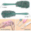 Barsinfi Pack Of 3 Shower Sponge with Handle,back Scrubber, Mesh Bath Brush with Long Handle 3
