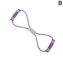 (Purple) Elastic Fitness Rope Rings 8-type Thruster Multi Functional Super Durable