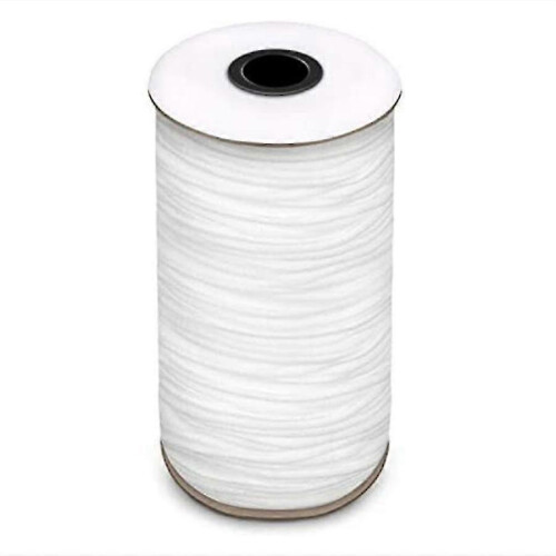 3mm Width Braided Elastic Cord/Heavy Stretch Knit Elastic Spool, 100-Yards - DD01