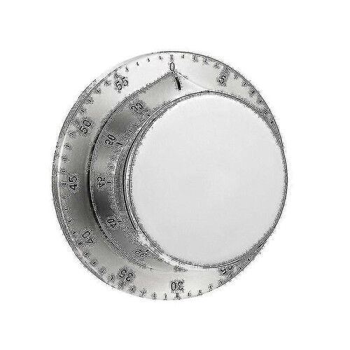 Kitchen Timer with Magnetic Base Kitchen Dadgets Cooking Tools Stainless Steel Kitchen Timer (1 Piece) Silver 2