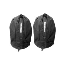 Universal Fit Mini Speaker Bags Pair - Durable Carry Case for 10" 12" Speakers