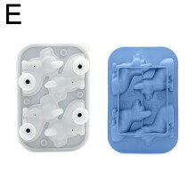 (1pcs blue) DIY Pet Ice Making Mold, Easy to Release, Ice Maker, Soft and Not Easily Damaged