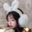 Winter Outdoor Solid Colour Soft Head Earmuffs for Warmth, Fluffy Foldable Earmuffswhite - DD01 2