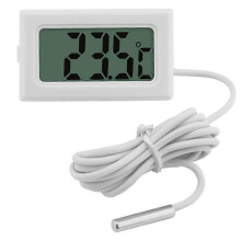 (white) Digital LCD Thermometer Aquarium Fish Tank Vivarium Water UK