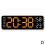 (Raspberry red) With Calendar Date Temperature LED Large Display USB Digital Wall Alarm Clock 1