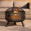 Charles Bentley Round Black Fire Pit 1