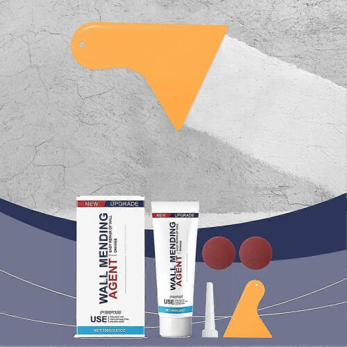 Drywall Repair Kit,2 Pack Wall Mending Agent,Wall Spackle with Scraper 2