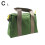 (Green With handle) Portable Tool Kit Storage Bag Multi-Function Heavy Duty Canvas Tool Bags 1