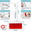 5 -in -1 multi -function keyboard Bluetooth headset dust cleaning brushwhite red) - DD01 2