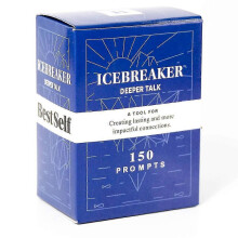 150 Cards Icebreaker Deeper Talk Deck By Bestself Conversation Party Board Game Card Games Full English - Ri