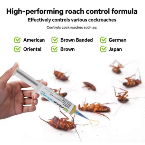 (1pc)1-4pcs Cockroach Gel Bait 4X30G Roach Control Pest Prevention Solution Insecticide 1