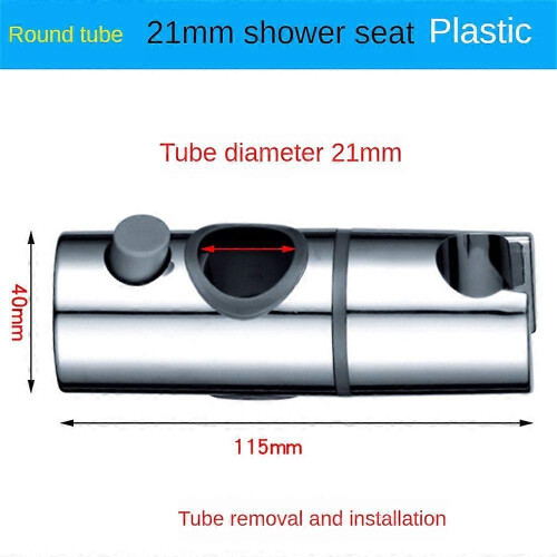 (21mm)Shower Bracket Fixture Inline 360 Degree Rotation Adjustment Free Adjustment 1