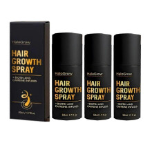 (3pcs)1-3X HaloGrow Hair Growth Spray with Biotin & Caffeine - Fast-Acting Hair Regrowth Treatment for Thinning Hair in Men & Women