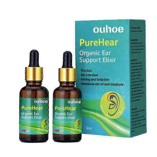 (2pcs)Purehear Organic Ear Support Elixir, Natural Products Organic Ear Oil