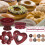 (12pcs, Round) Baking DIY Tool Circular Cookie Mold Doughnut Cake Mold Cookie Press Mold 4