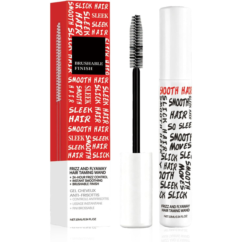 Gogerstar Frizz&Flyaway Hair Taming Wand, Anti-Frizz Hair Finishing Stick For Smoothing Baby Hairs&Flyaways,Non-Greasy Hair Mascara Wand For Sleek Ponytails