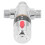 Thermostatic Mixing Valve G1/2 Brass Hot Cold Water Temperature Control DN15 2