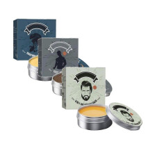 (3pcs Set) Gentle Organics Men's Night & Morning Face Balm for Acne Treatment and Smoothing
