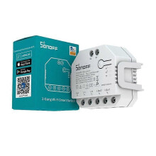 (DUAL R3) SONOFF DUAL R3 WiFi Bluetooth Smart Switch 16A S-MATE Switch Remote Control