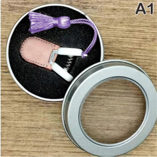 (pink) Tiny Craft Knitting Scissors Set,Mini Knitting Scissors Set With Protective Case