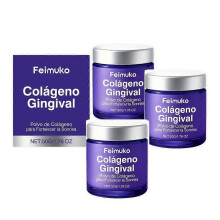 (3pcs)1-3X Gingival Collagen Powder for Gum Health, Natural Collagen Oral Care for Stronger Teeth & Brighter Smile