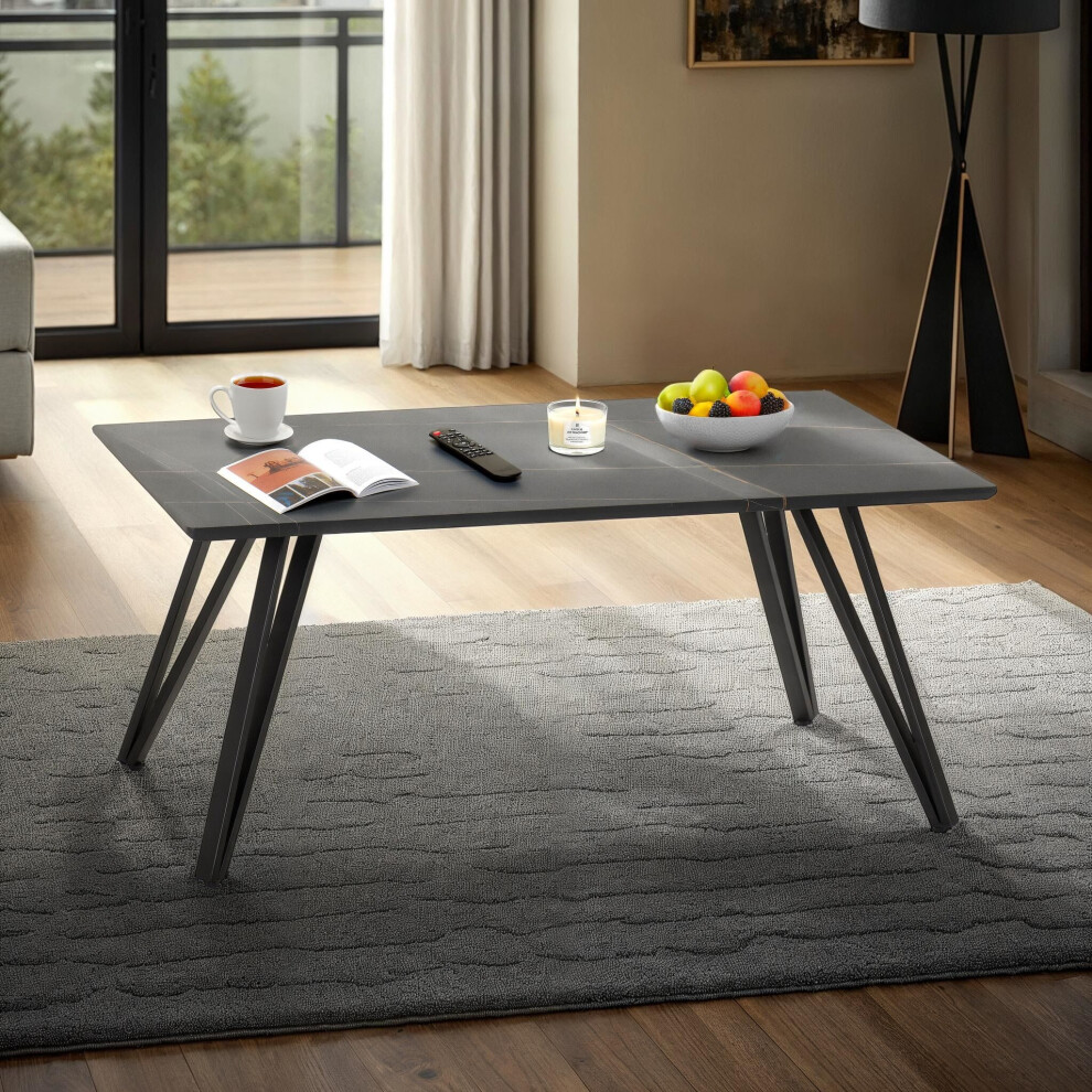 Seconique Marlow Coffee Table Black Marble Effect Not,Specified