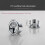 (C) 2PCS Solid Sink Overflow Covers Kitchen Bathroom Basin Trim Round Hole Caps 2