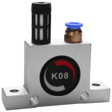 1/4 Pneumatic Turbine Vibrators Silent Golden Industrial Vibrator for Hopper Industrial Pneumatic Vibrator Oscillator Type K8
