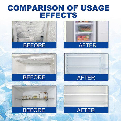 Freezer Defrosting Deicing Spray,De-Icer for Refrigerator Defroster Ice Buildup 1