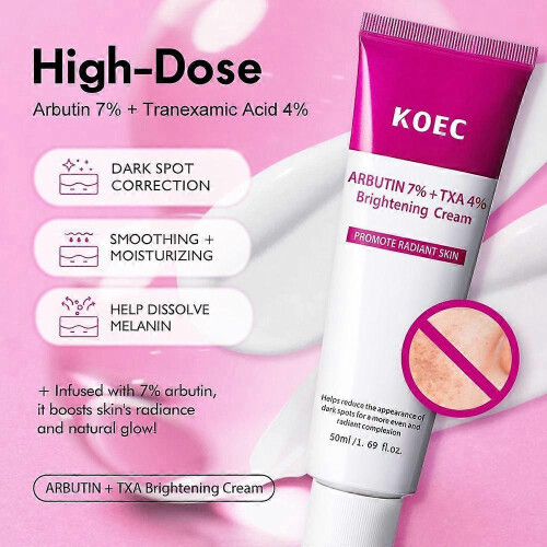 (2pcs)1-3pcs  Arbutin 7% + Tranexamic Acid 4% Cream 50g 1