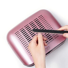 68W Powerful Nail Dust Collector with Reusable Filter for Acrylic Nails Salon and Home Use