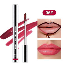(Color07) Peel Off Lip Liner Stain, Transfer-proof Waterproof Lip Tint,Non-Stick Cup Lip Stick Cosmetic, for Daily Party Use