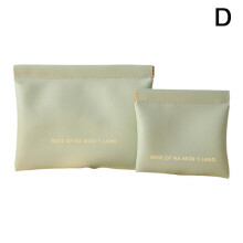 (Green) Mini Lipstick Bag Portable Storage Bag Small Cosmetic Pocket Pouch Bag