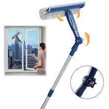 (Basketball) Telescopic window cleaning machine Kit Extendable Pole Adjustable