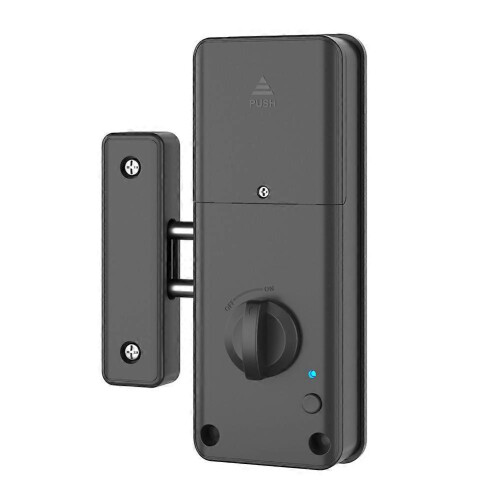 (Support for using the Tuya A) Tuya Smart Bluetooth Indoor Invisible Lock for Wooden Door No Drilling