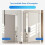 (Support for using the Tuya A) Tuya Smart Bluetooth Indoor Invisible Lock for Wooden Door No Drilling 2