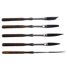 5 Pieces Multifunctional Wooden Sketching Paint Brush Ideal For